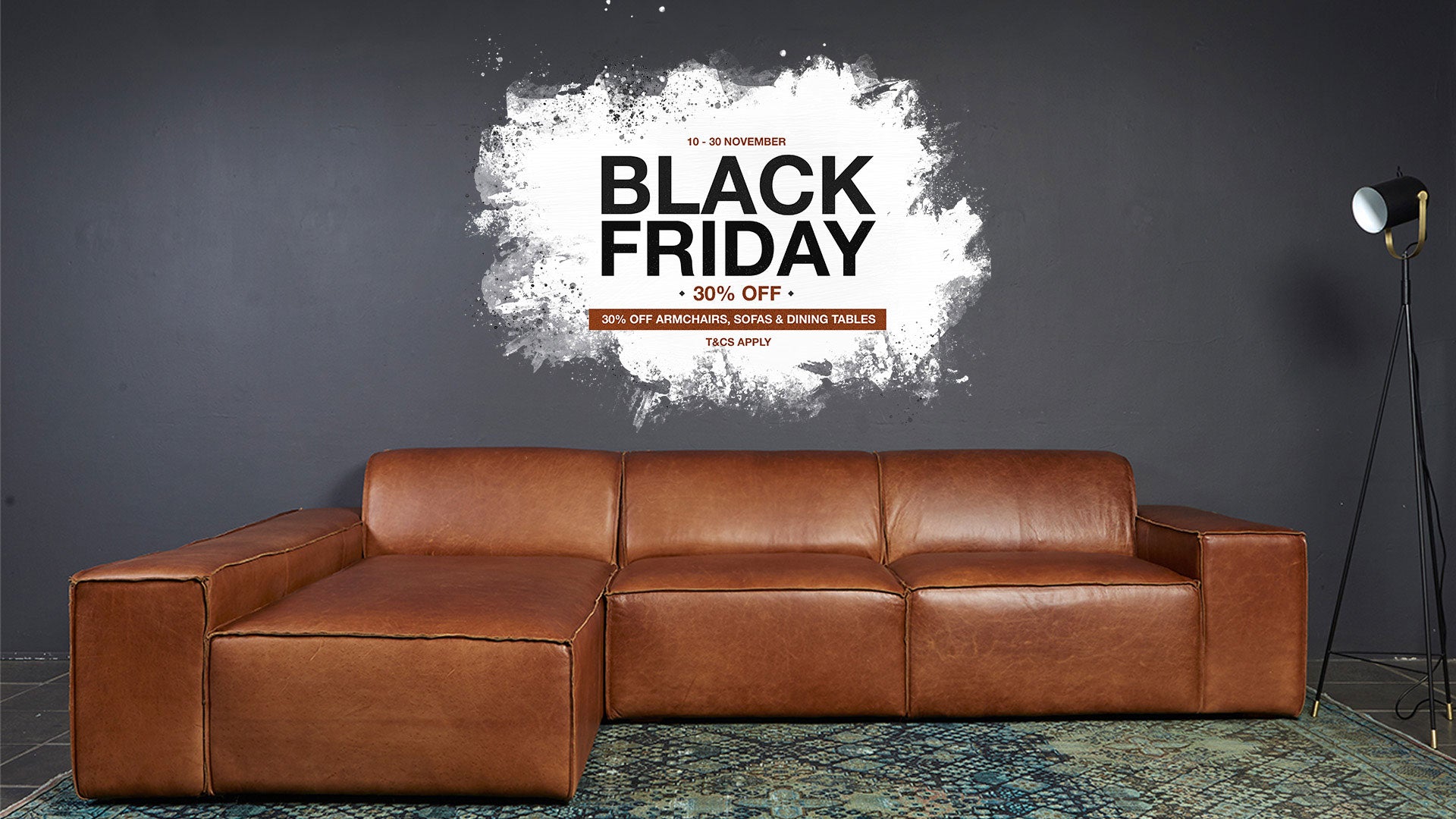 Black friday leather sofa shop deals