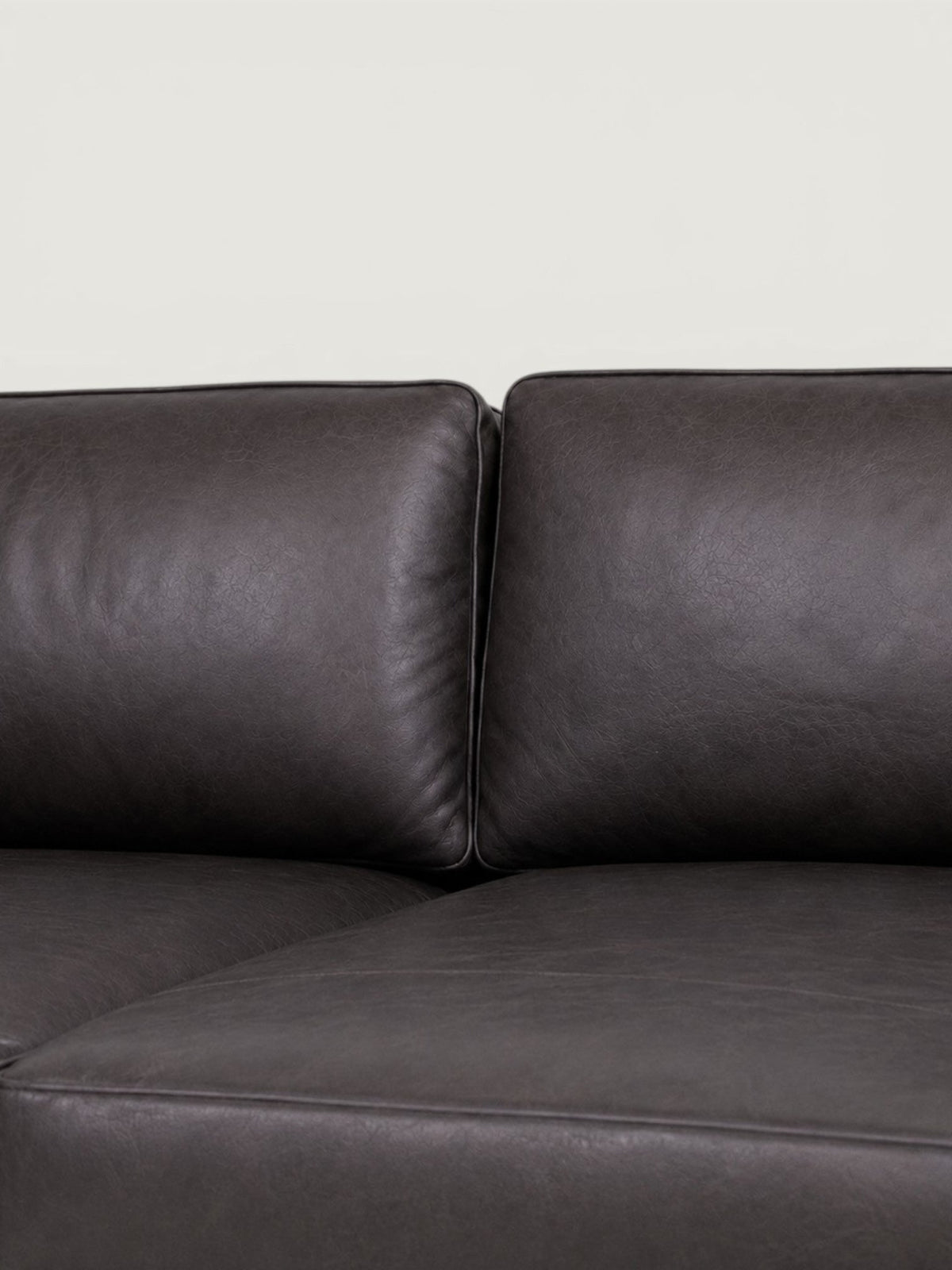 Zuri Daybed - Leather — back cushion detail