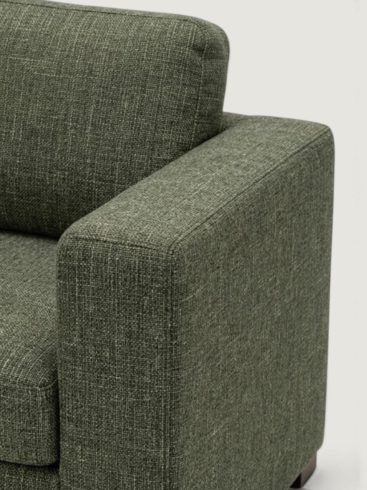 Zuri 1 Seater - Fabric — arm detail