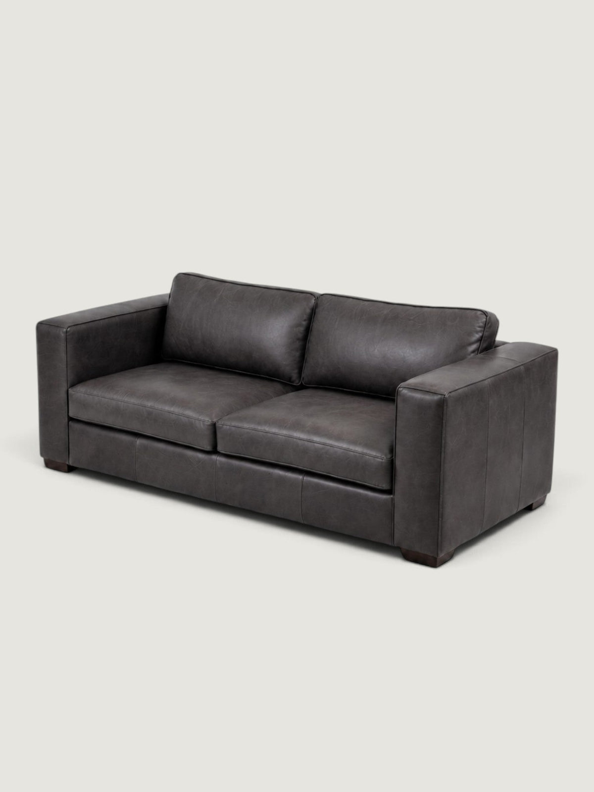 Zuri 3 Seater - Leather — angled view