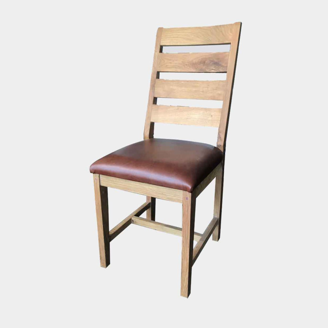 Arado Dining Chair - Oak and leather