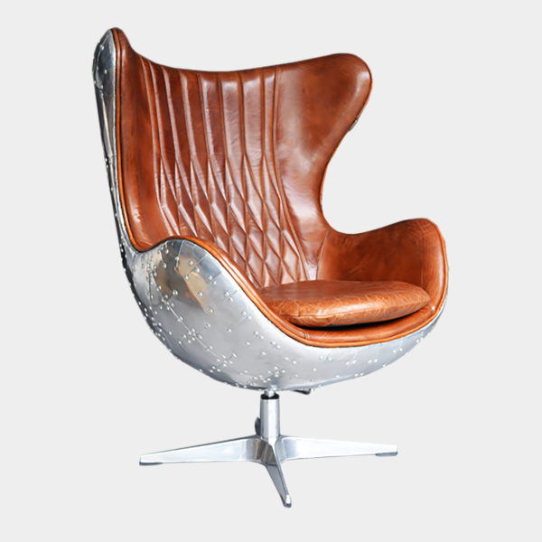 Leather 2025 egg chair