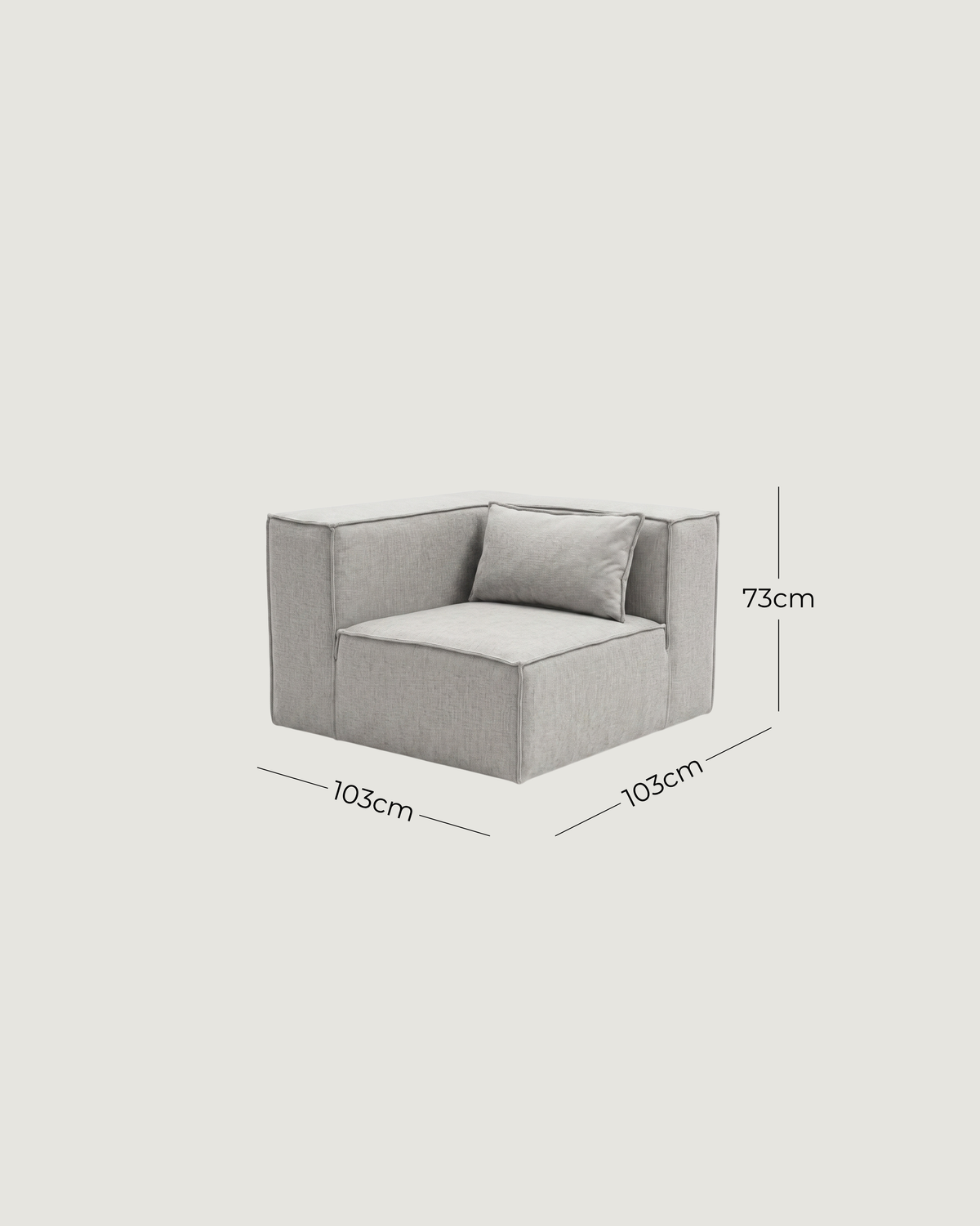 Harvest Left Corner - Fabric — dimensions