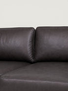 Zuri Daybed - Leather — back cushion detail