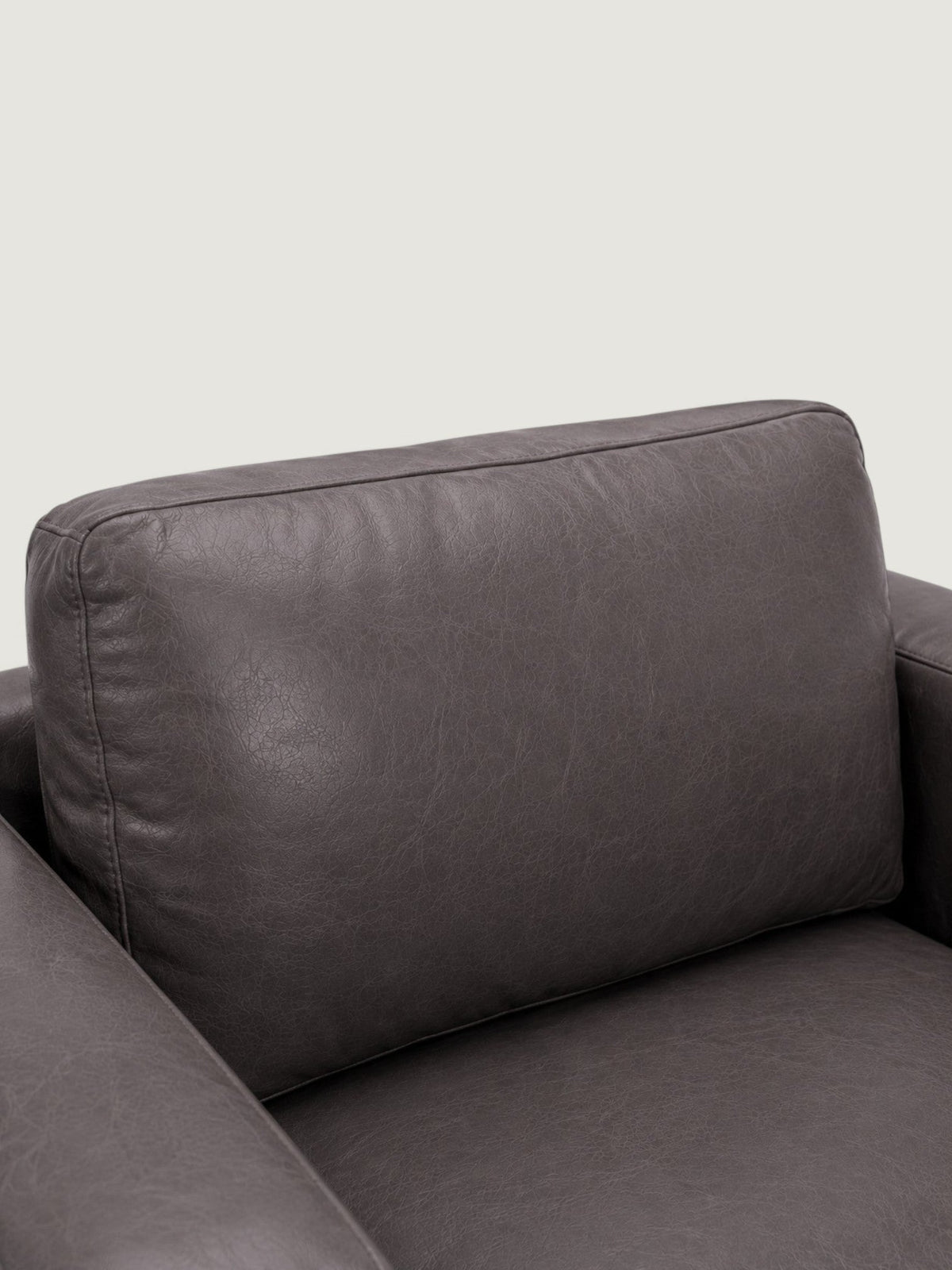 Zuri 1 Seater - Leather — back cushion detail