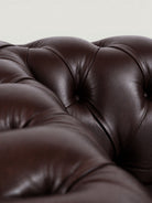 Winchester 4 Seater - Leather — tufted back detail