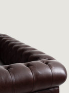 Winchester 3 Seater - Leather — tufted back detail
