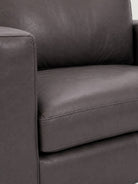 Zuri 1 Seater - Leather — seat cushion detail