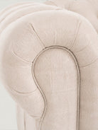 Winchester 3 Seater - Fabric — rolled arm detail