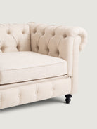 Winchester 4 Seater - Fabric — arm and seat detail