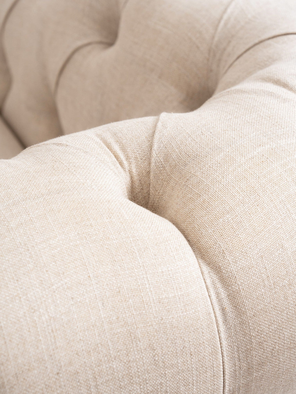 Winchester 4 Seater - Fabric — rolled arm detail