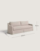 Hampton 3 Seater — dimensions