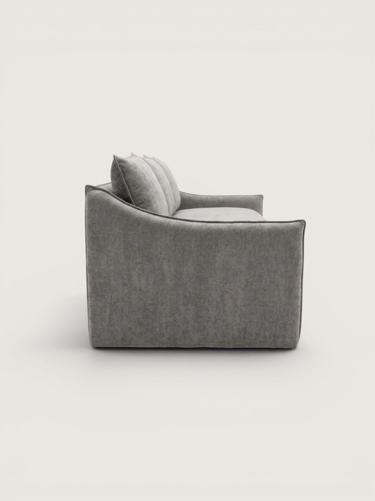 Savannah Slipcover 3 Seater — side view