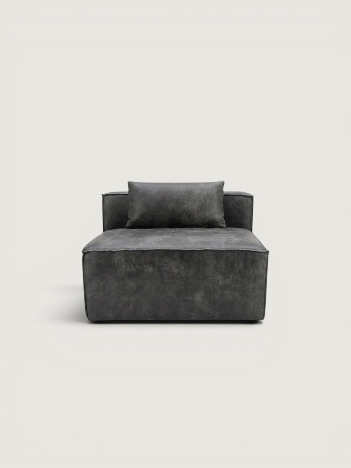 Harvest Single Seat - Leather — front view