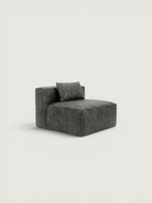 Harvest 4 Piece Modular - Leather — single seat module