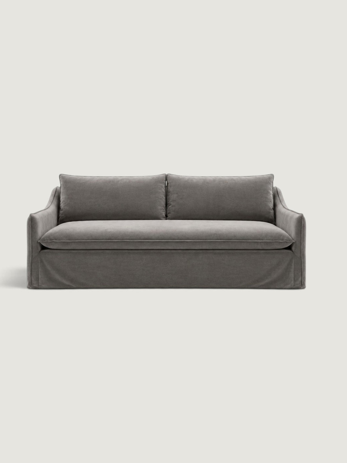Savannah Slipcover 3 Seater — front view