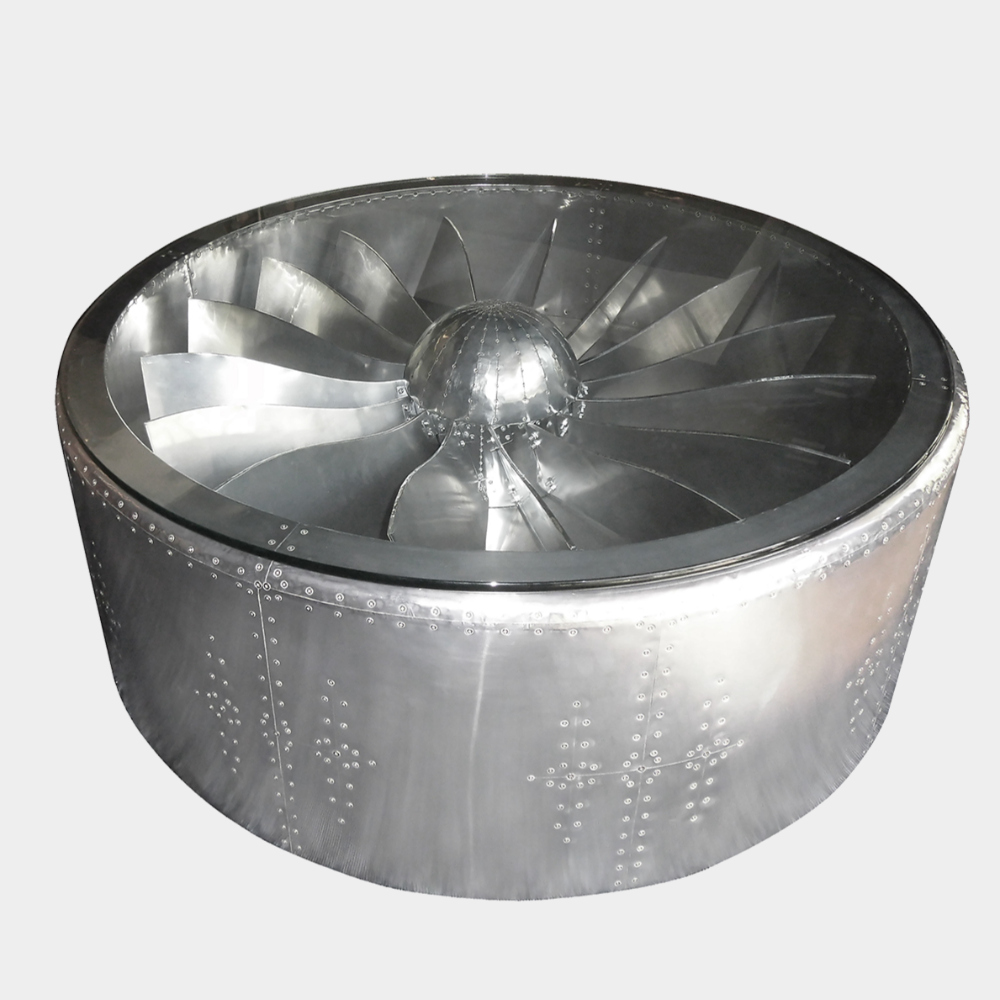 Spitfire Furniture | Bypass Coffee Table - Aero-aluminium and glass