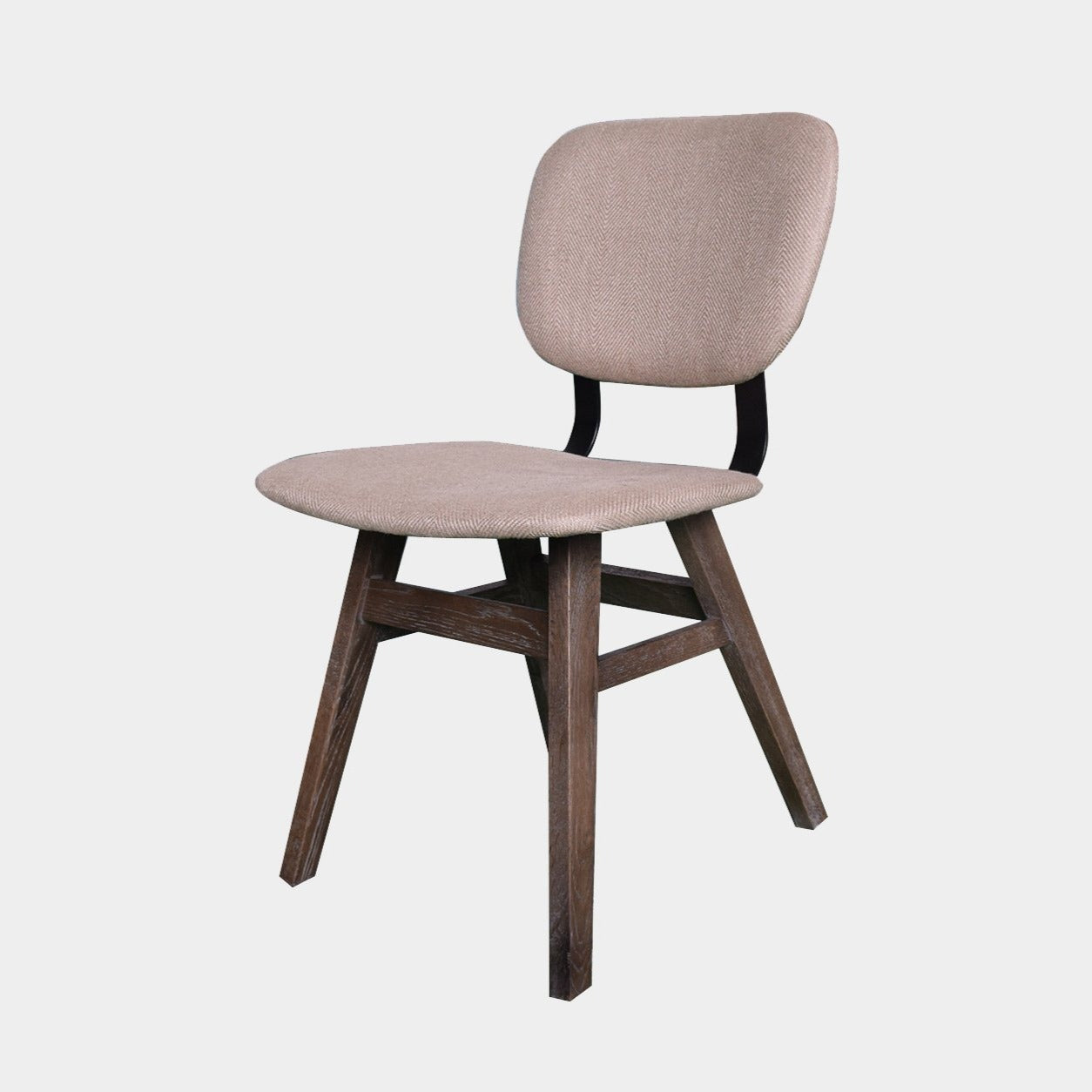 Epinal Oak Dining Chair - Oak and Linen blend