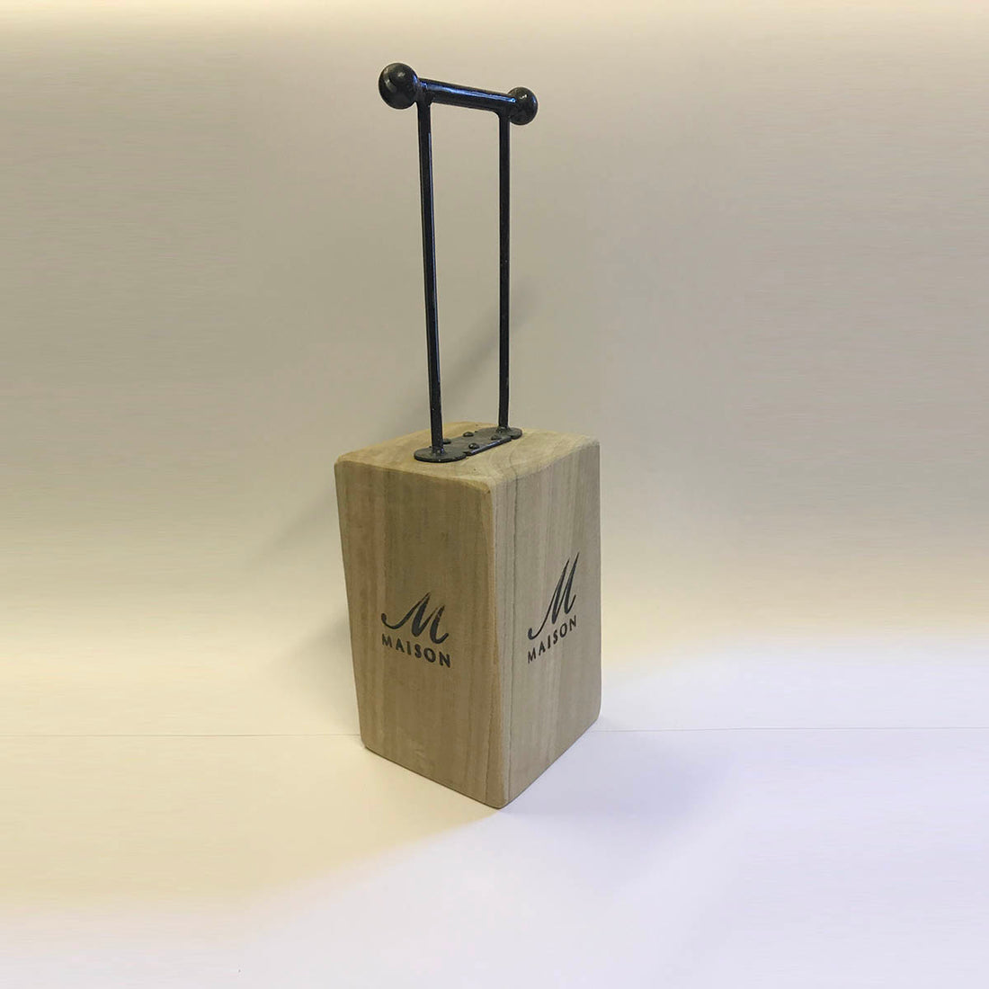 Spitfire Furniture Decor Door Stop with Metal Handle